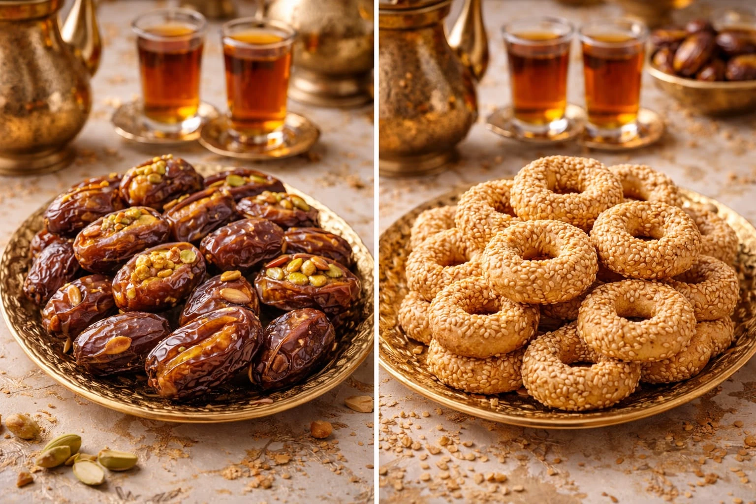 تمر وكعك 