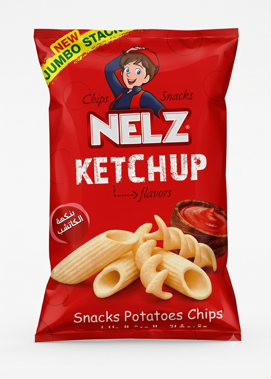 شيبس بالكاتشب NELZ